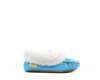 Super Lamb Women's Moccasin Shoes In Turquoise In Blue