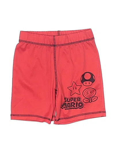 Pre-owned Super Mario Kids' Athletic Shorts In Red