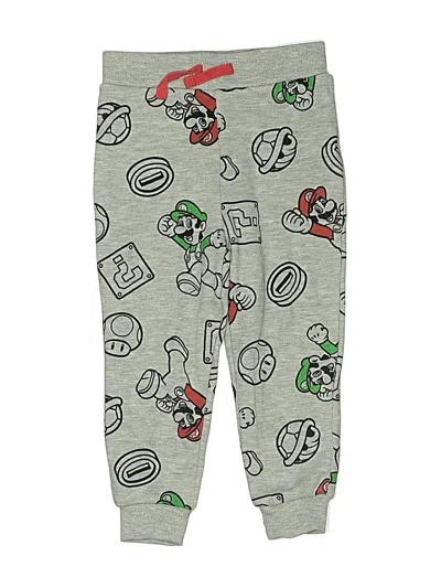 Pre-owned Super Mario Kids' Casual Pants In Gray