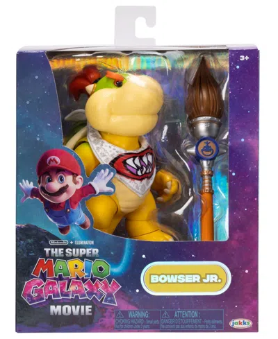 Super Mario Galaxy Movie Bowser Jr. 5" Action Figure Set In Multi