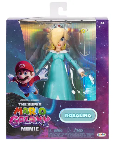 Super Mario Galaxy Movie Rosalina 5" Action Figure Set In Multi
