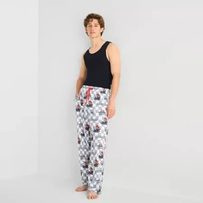 Super Mario Mens  Pajama Pants In Multi