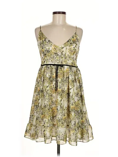 Pre-owned Super Natural By Secret Mission Casual Dress In Yellow