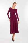 Super Natural By Secret Mission Florence Dress In Burgundy
