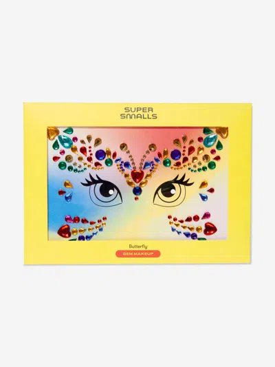Super Smalls Girls Butterfly Gem Makeup Stickers In Multicoloured