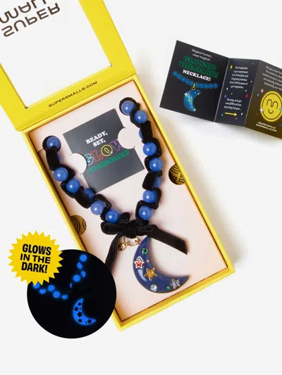 Super Smalls Kids'  Girls Glow In The Dark Necklace In Blue