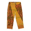 Super Yaya Jardine Cycliste Sb Yellow Jaune Straight Pants In Multi