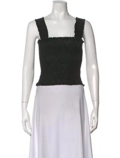 Pre-owned Super Yaya Square Neckline Sleeveless Crop Top In Multi