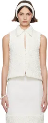 Super Yaya Ssense Exclusive Bridal Capsule Buttoned Shirt In Off White