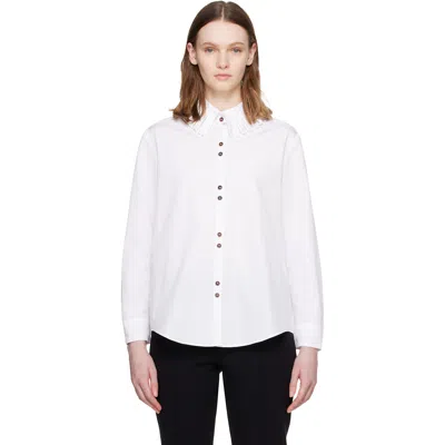 Super Yaya White Necklace Shirt