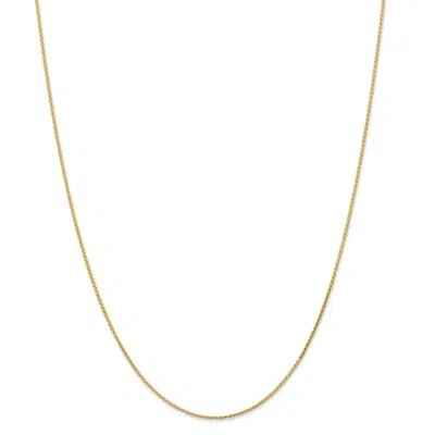 Pre-owned Superdealsforeverything 14k Yellow Gold 1.0mm Diamond Cut Wheat Chain; 30 Inch