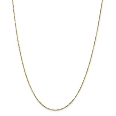 Pre-owned Superdealsforeverything 14k Yellow Gold .95mm Twisted Box Chain; 24 Inch; Lobster Clasp