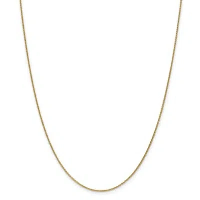 Pre-owned Superdealsforeverything 18k 16 Inch 1.15mm Diamond-cut Cable With Fancy Lobster Clasp Chain; 16 Inch In Yellow