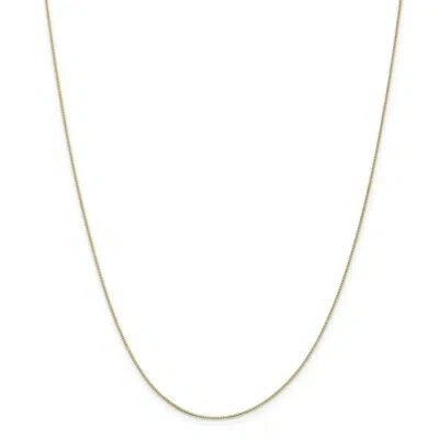 Pre-owned Superdealsforeverything 18k 16 Inch .5mm Box With Spring Ring Clasp Chain; 16 Inch; Lobster Clasp In Yellow