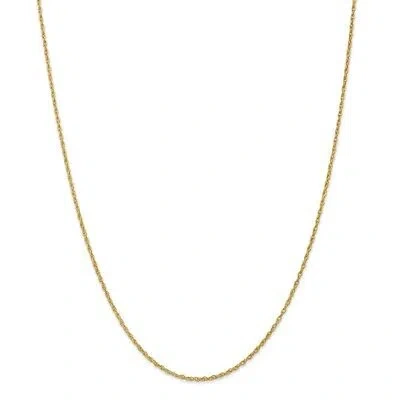 Pre-owned Superdealsforeverything 18k 24 Inch 1.3mm Baby Rope With Lobster Clasp Chain; 24 Inch; Lobster Clasp In Yellow