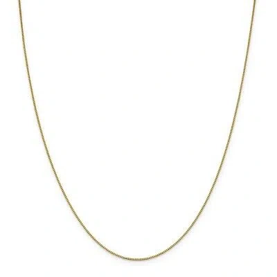 Pre-owned Superdealsforeverything 18k 24 Inch .7mm Box With Lobster Clasp Chain; 24 Inch; Lobster Clasp In Yellow