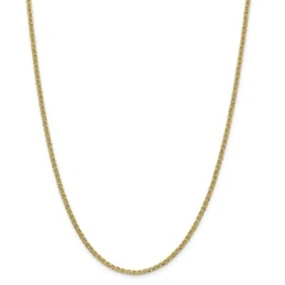 Pre-owned Superdealsforeverything Real 14k Yellow Gold 2.4mm Semi-solid Anchor Chain; 18 Inch;women & Men