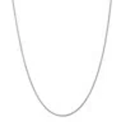 Pre-owned Superdealsforeverything Real 14kt White Gold 14 Inch 1.3mm Heavy Baby Rope With Lobster Clasp Chain