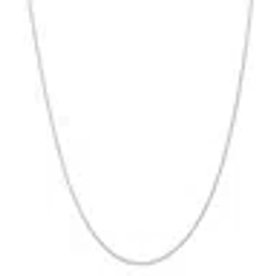 Pre-owned Superdealsforeverything Real 14kt White Gold 1mm Parisian Wheat Chain; 16 Inch; Lobster Clasp