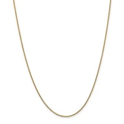 Pre-owned Superdealsforeverything Real 14kt Yellow Gold 1.4mm Cable Chain; 30 Inch; Lobster Clasp