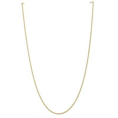 Pre-owned Superdealsforeverything Real 14kt Yellow Gold 1.5mm Loose Rope Chain; 18 Inch; Lobster Clasp