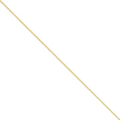 Pre-owned Superdealsforeverything Real 14kt Yellow Gold 1.5mm Parisian Wheat Chain; 7 Inch