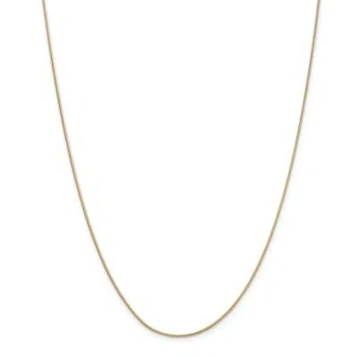 Pre-owned Superdealsforeverything Real 14kt Yellow Gold 16 Inch .9mm Round Snake With Lobster Clasp Chain; 16 Inch