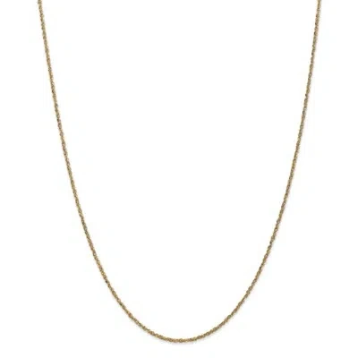 Pre-owned Superdealsforeverything Real 14kt Yellow Gold 18 Inch 1.7mm Ropa With Lobster Clasp Chain; 18 Inch