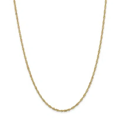 Pre-owned Superdealsforeverything Real 14kt Yellow Gold 1.9mm Singapore Chain; 16 Inch; Lobster Clasp