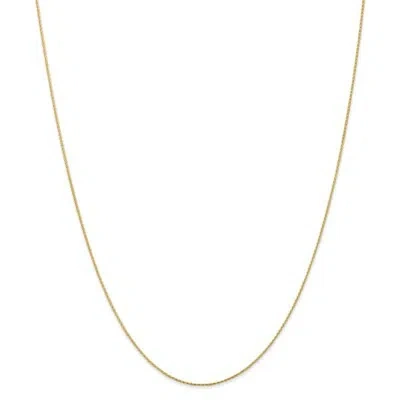 Pre-owned Superdealsforeverything Real 14kt Yellow Gold .8mm Diamond Cut Wheat Chain; 20 Inch; Lobster Clasp