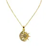 Superdivajewellery Women's Crescent Gold Necklace In Gold