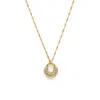 Superdivajewellery Women's Gold Basket Crystal Necklace In Gold
