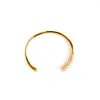 Superdivajewellery Women's Gold Jenna Pearl Bangle In Gold