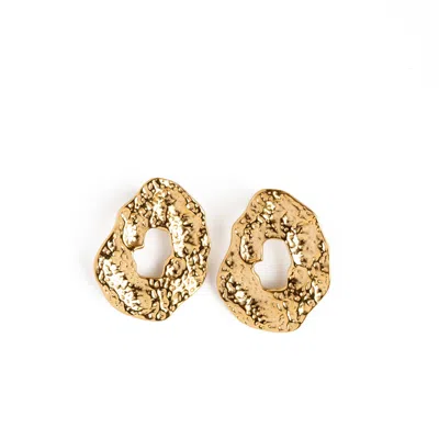 Superdivajewellery Women's Theia Gold Hoop Earrings