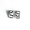 Superdivajewellery Women's Vanessa Silver Square Drop Earrings In Silver