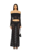Superdown 2-teiliges Maxikleid Parise In Black