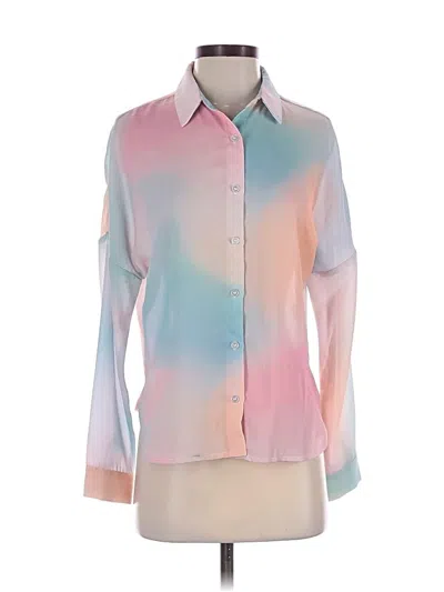 Pre-owned Superdown 3/4 Sleeve Blouse In Pink