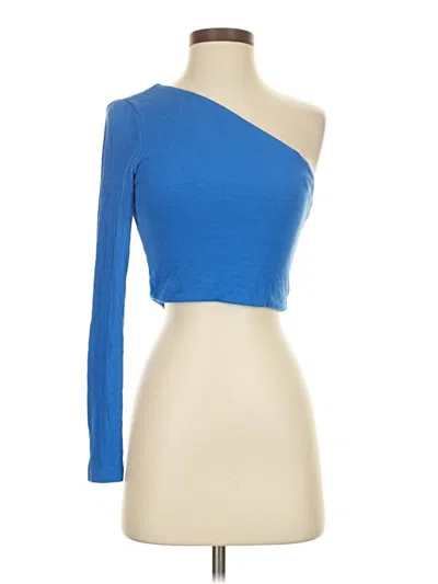 Pre-owned Superdown 3/4 Sleeve T-shirt In Blue