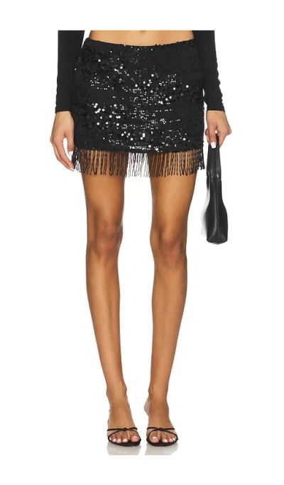 Superdown Adana Mini Skirt In Black
