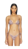 Superdown Addie Bikini Top In Multi