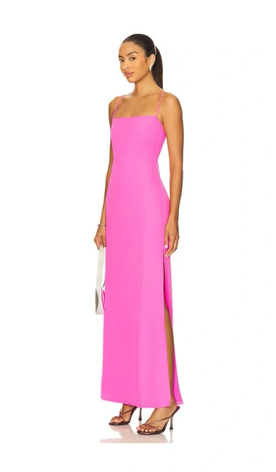 Superdown Addison Maxi Dress In Pink