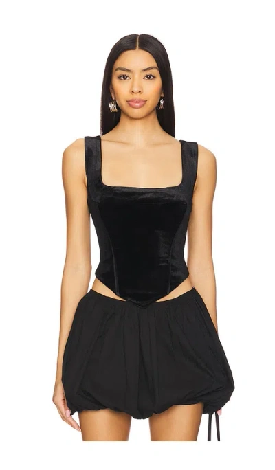 Superdown Akila Bustier In Black