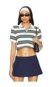 Superdown Aldi Polo Top In 混乳白色