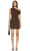 Superdown Alessia Mini Dress In 브라운