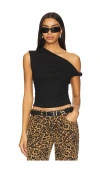 Superdown Alessia Top In 黑色