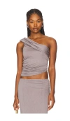 Superdown Alizette Top In Gray