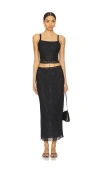 Superdown Amalie Skirt Set In 黑色