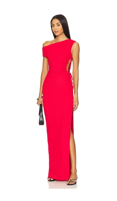Superdown Amber Maxi Dress In Red