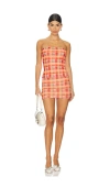 Superdown Amber Skirt Set In Ì˜¤ë Œì§€