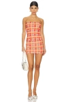 Superdown Amber Skirt Set In Orange